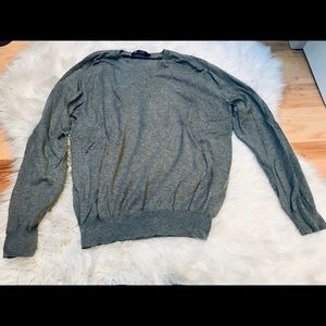 Men’s J Crew long sleeve grey cardigan Sz. L